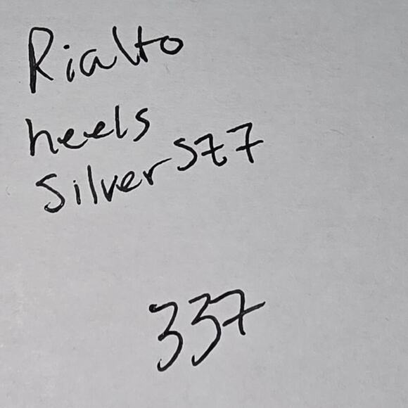 Rialto Women's Ria Cage D'orsay Open-Toe Heel Shoes Party GOLD SILVER Size 7 NEW - Picture 9 of 10